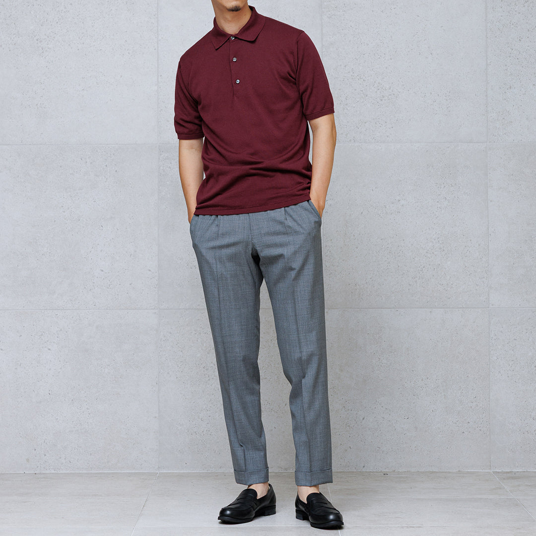 スビンプラチナム ニットポロシャツ | ＋CLOTHET ONLINE