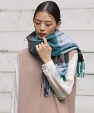 カシミヤチェック マフラー / J.PRESS LADIES | ファッション通販