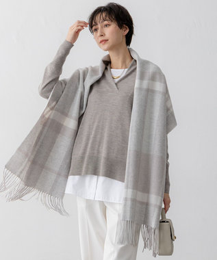 カシミヤ チェック ストール / 23区 | ファッション通販 【公式通販
