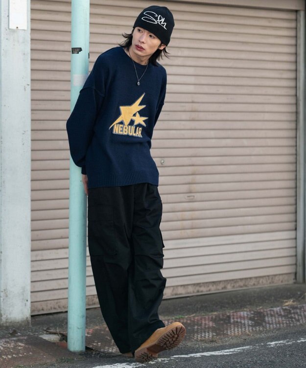 サテンワッペンニットプルオーバー / WEGO | ファッション通販 【公式