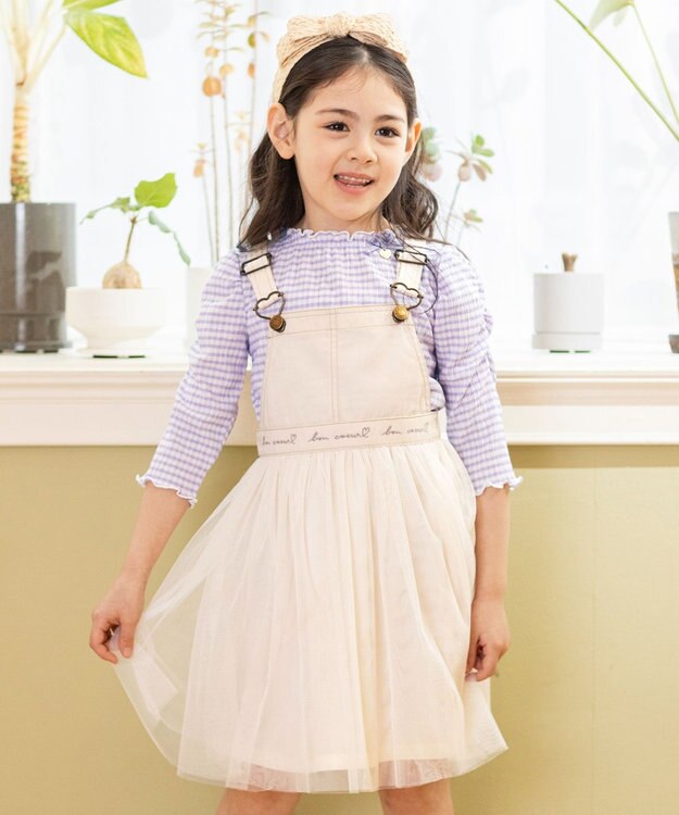 チュール付き ジャンパースカート / ANY KIDS | ファッション通販