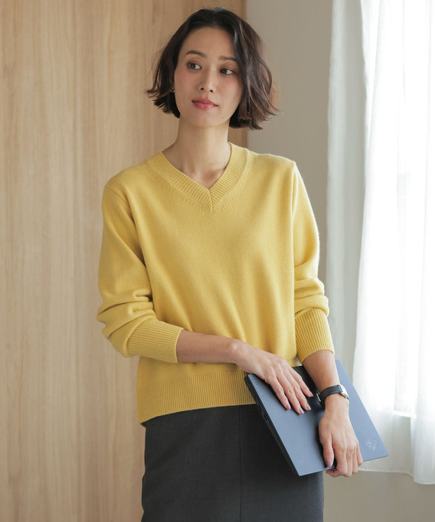 CASHBIT NEO Vネック ニット / J.PRESS LADIES | ファッション通販