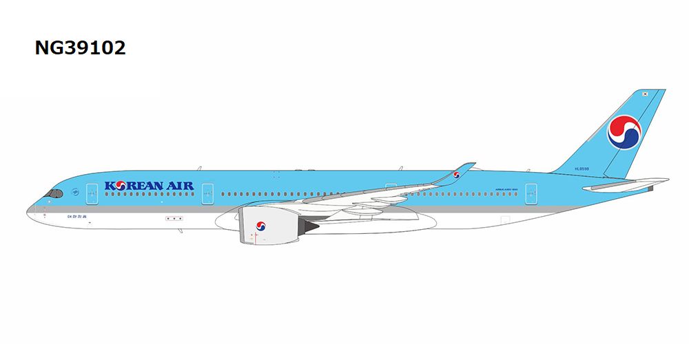 NG39102 NG MODELS Korean Air / 大韓航空 the 1st A350 for KE A350