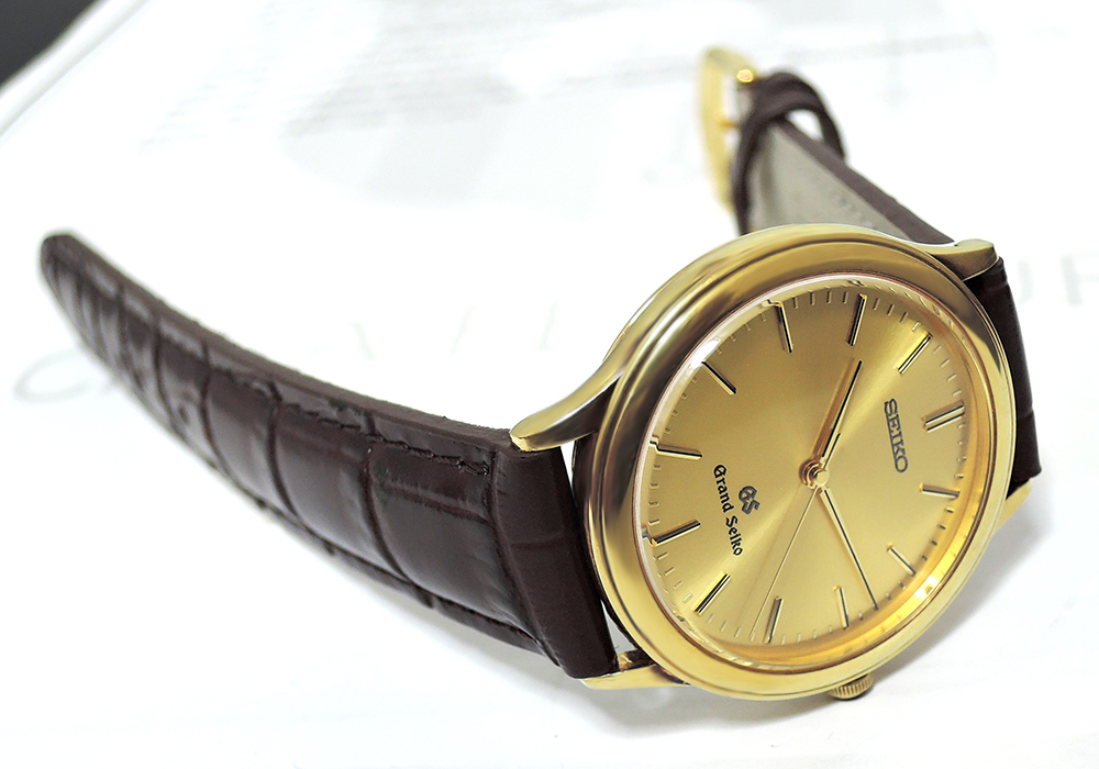 グランドセイコー GRAND SEIKO 9581-7000 男性用 クォーツ ゴールド