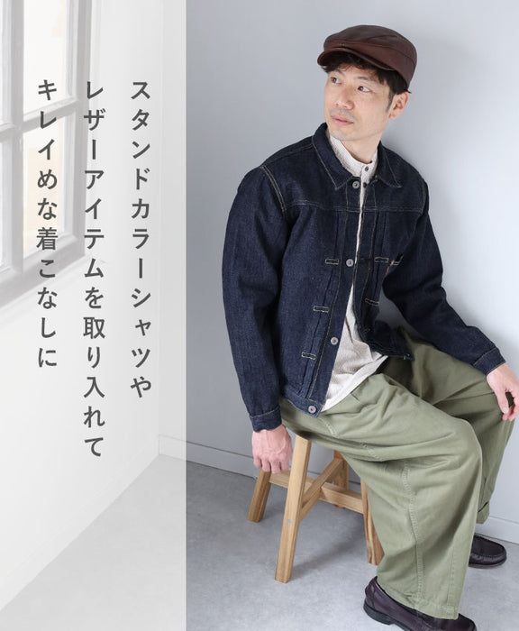 graphzero(グラフゼロ) 1st 大戦モデル デニムジャケット ヒッコリー