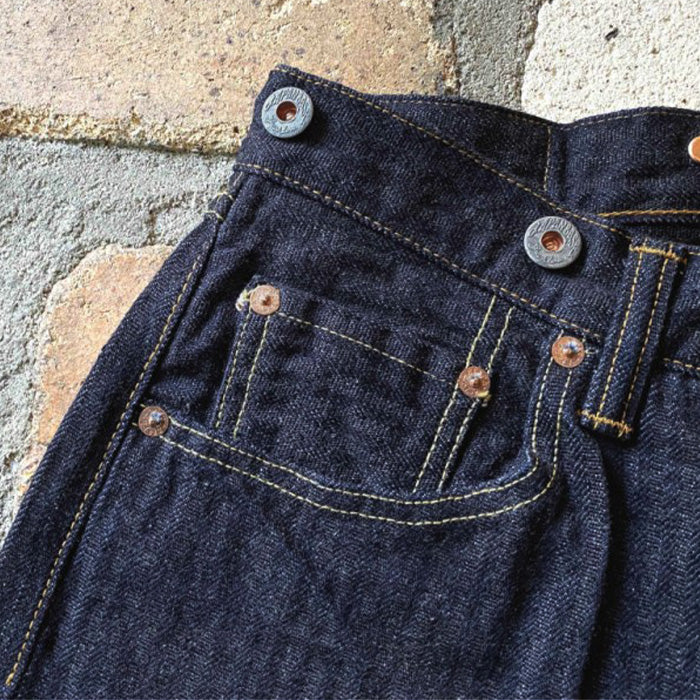 graphzero（グラフゼロ）16ozヒッコリー ルーズストレートジーンズ