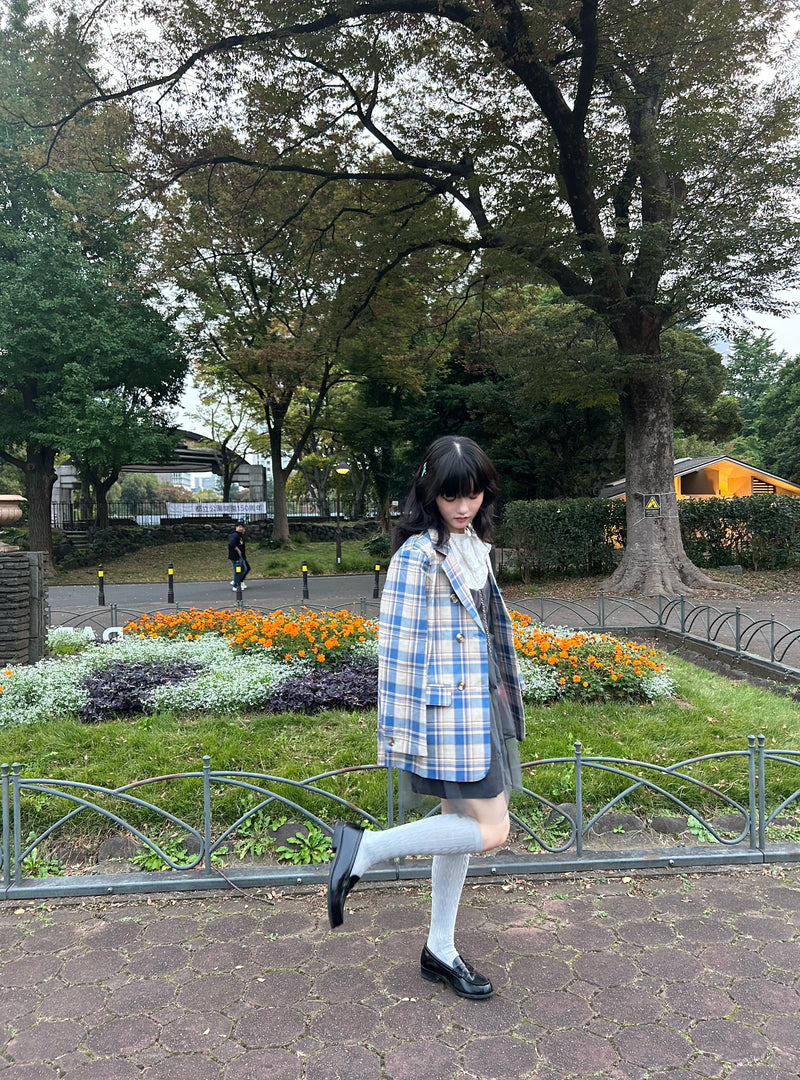 ブルーチェックダブルジャケット DPA43231 – CRAMMY