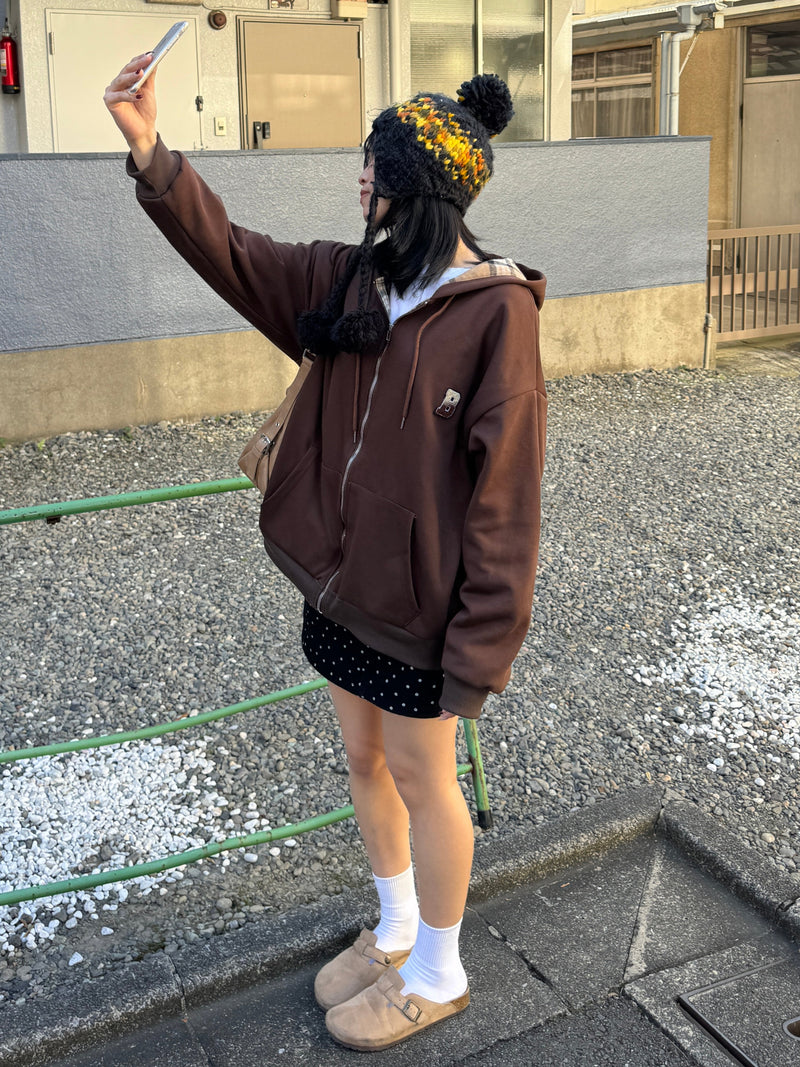 ブラウンジップアップパーカー DPB63168 – CRAMMY