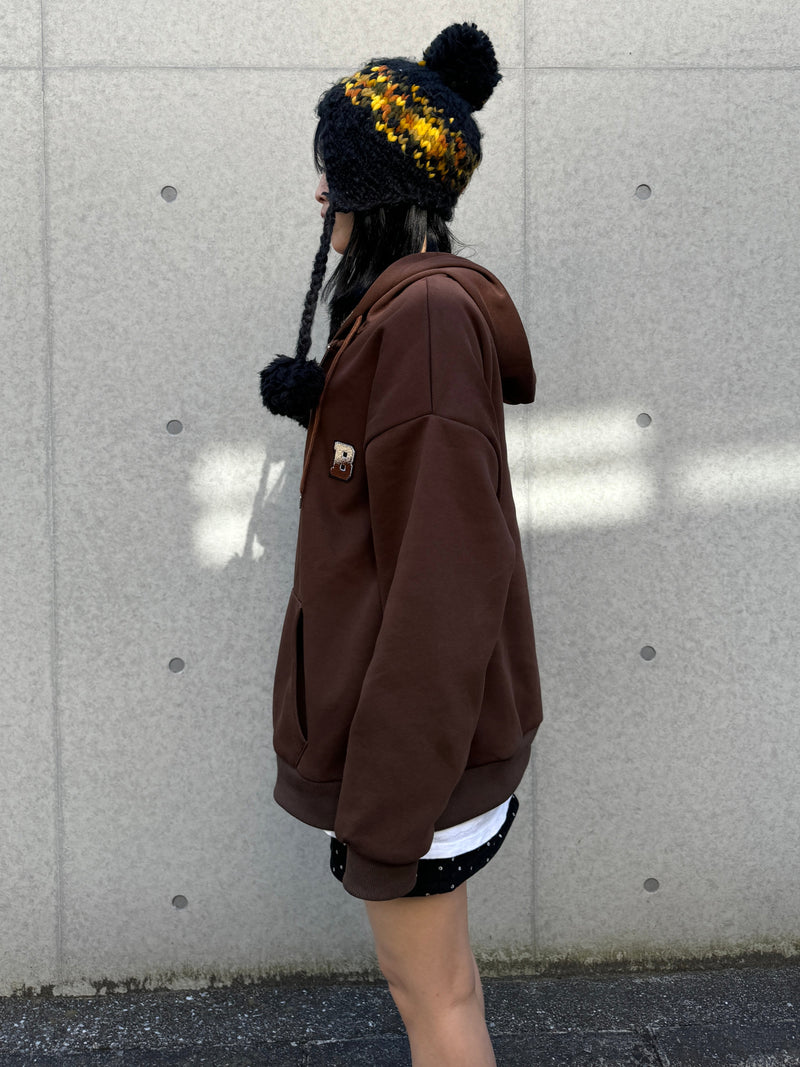 ブラウンジップアップパーカー DPB63168 – CRAMMY