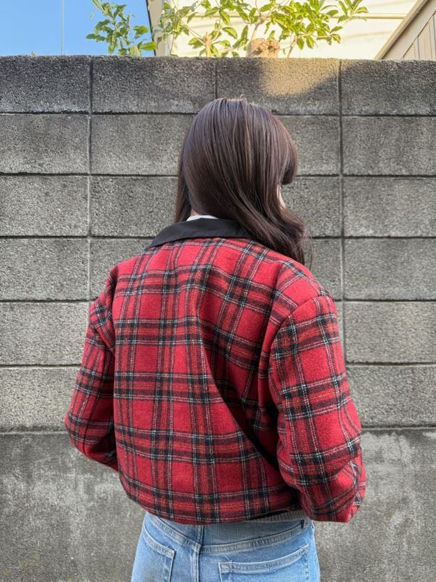 レッドダブルチェックジャケット DPA43524 – CRAMMY