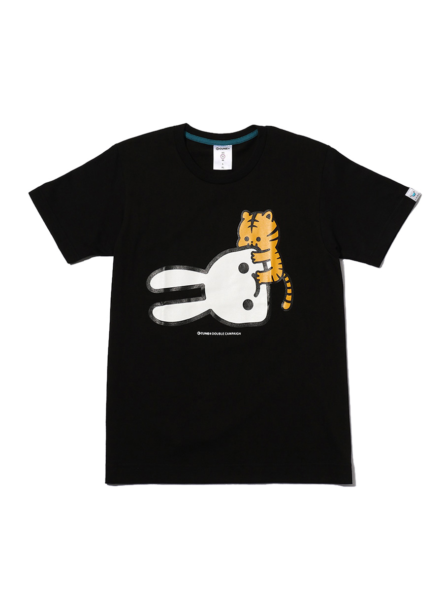 S/STee 2倍ウサギととらちゃん｜ウサギがいる｜CUNE ONLINE STORE