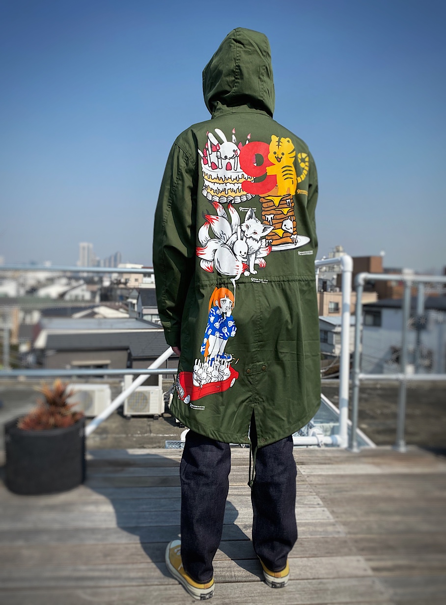 OS 9th Anniv. モッズコート｜ウサギがいる｜CUNE ONLINE STORE