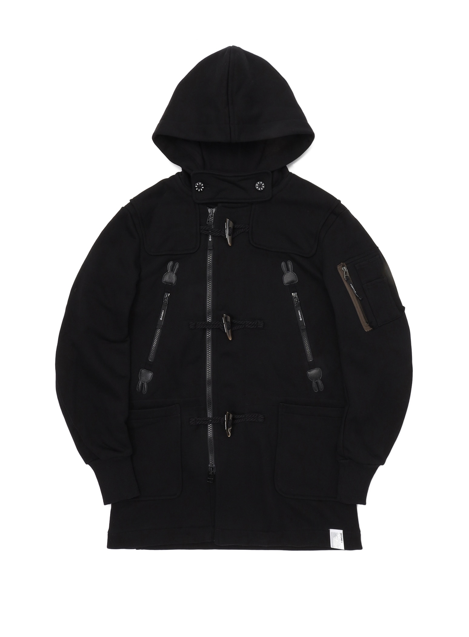 裏毛のハイブリッドダッフルコート｜ウサギがいる｜CUNE ONLINE STORE