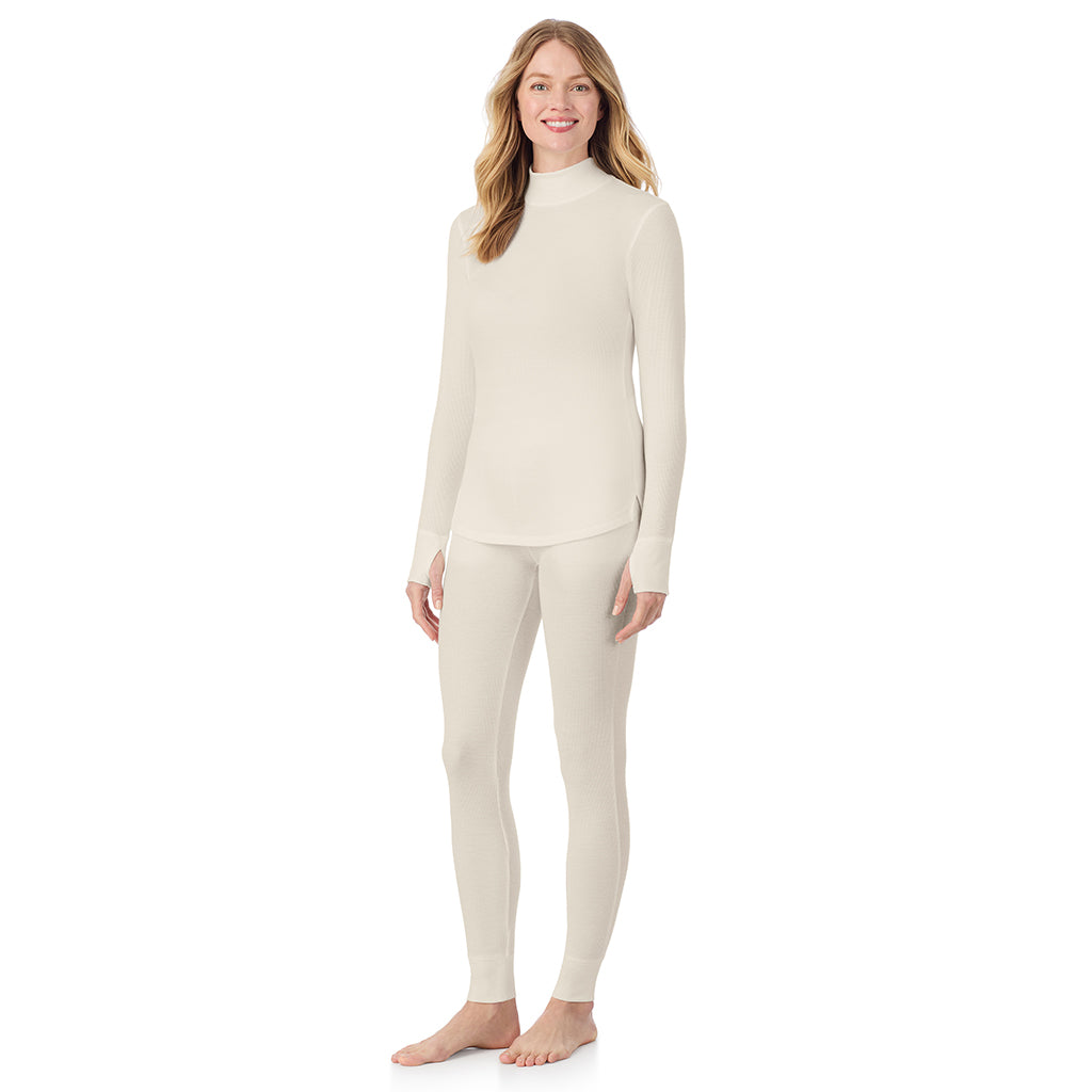 Cozy Stretch Thermal Long Sleeve Mock Neck – Cuddl Duds