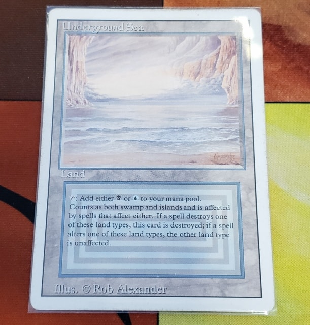 MTG under ground sea デュアルランド MTG】Underground Seaもとい