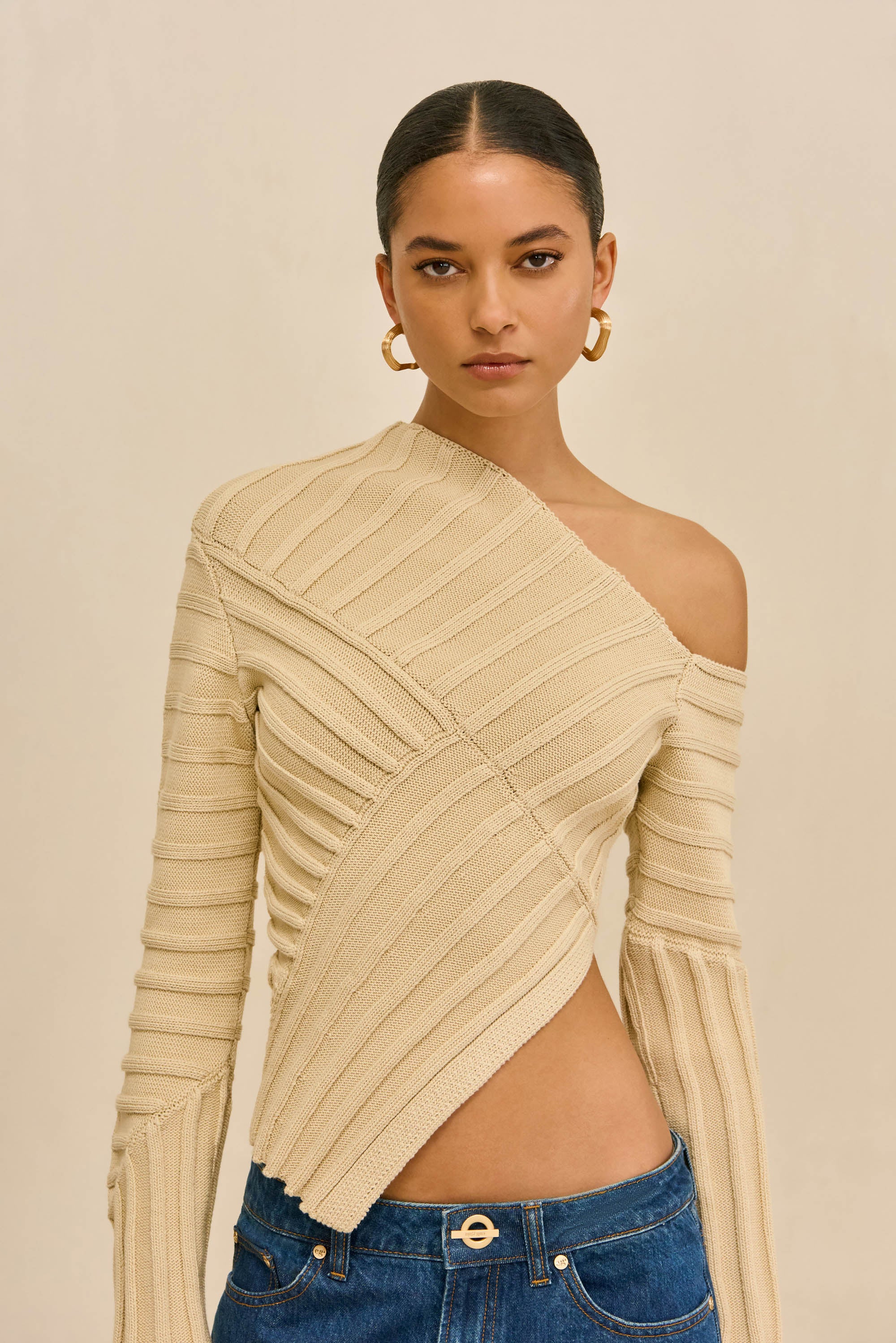JAIDAN KNIT TOP - BEACH – CULT GAIA