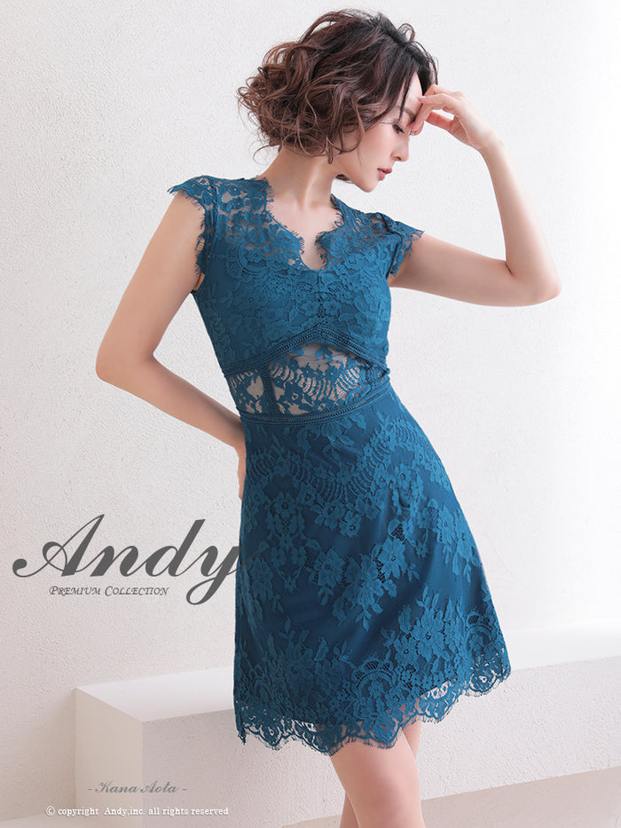Andy/AN-OK2781/ワンピース/ミニドレス/タイトワンピース/総レース