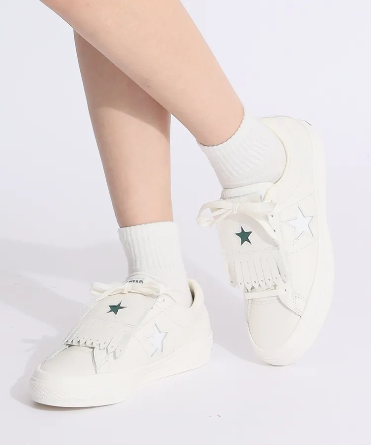 美品 CONVERSE ゴルフシューズ レディース ホワイト 24.5㌢ WOMENS