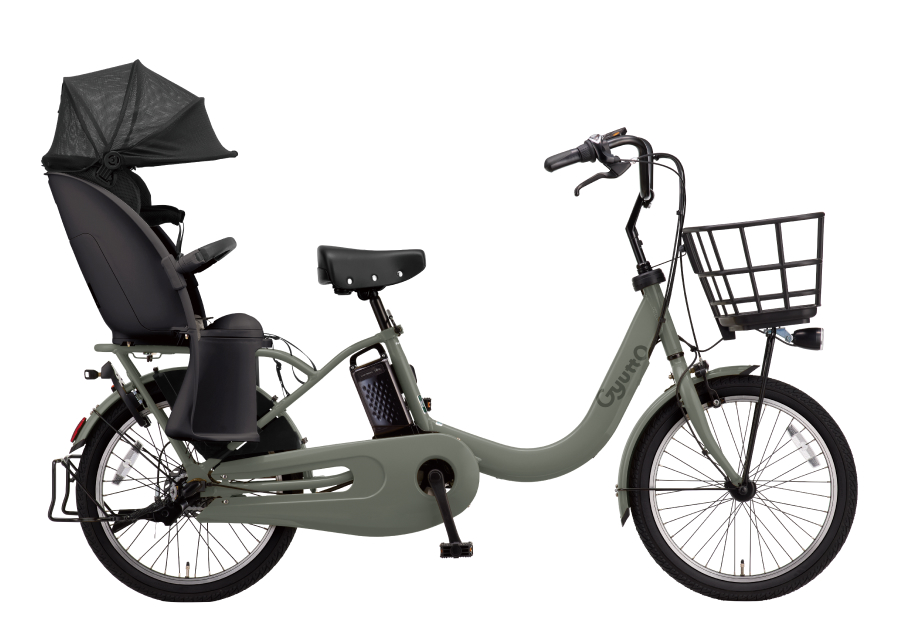パナソニック ギュット電動アシスト自転車 チャイルドシート・レインギア付
