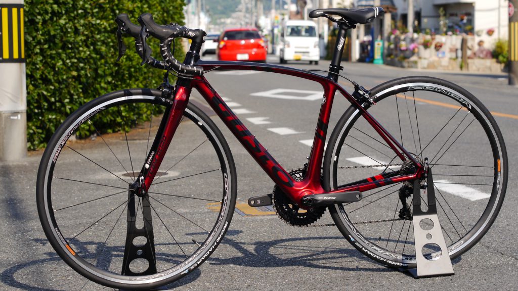 カーボンロードバイク「GUSTO」グスト RCR Team DURO Evo レッド