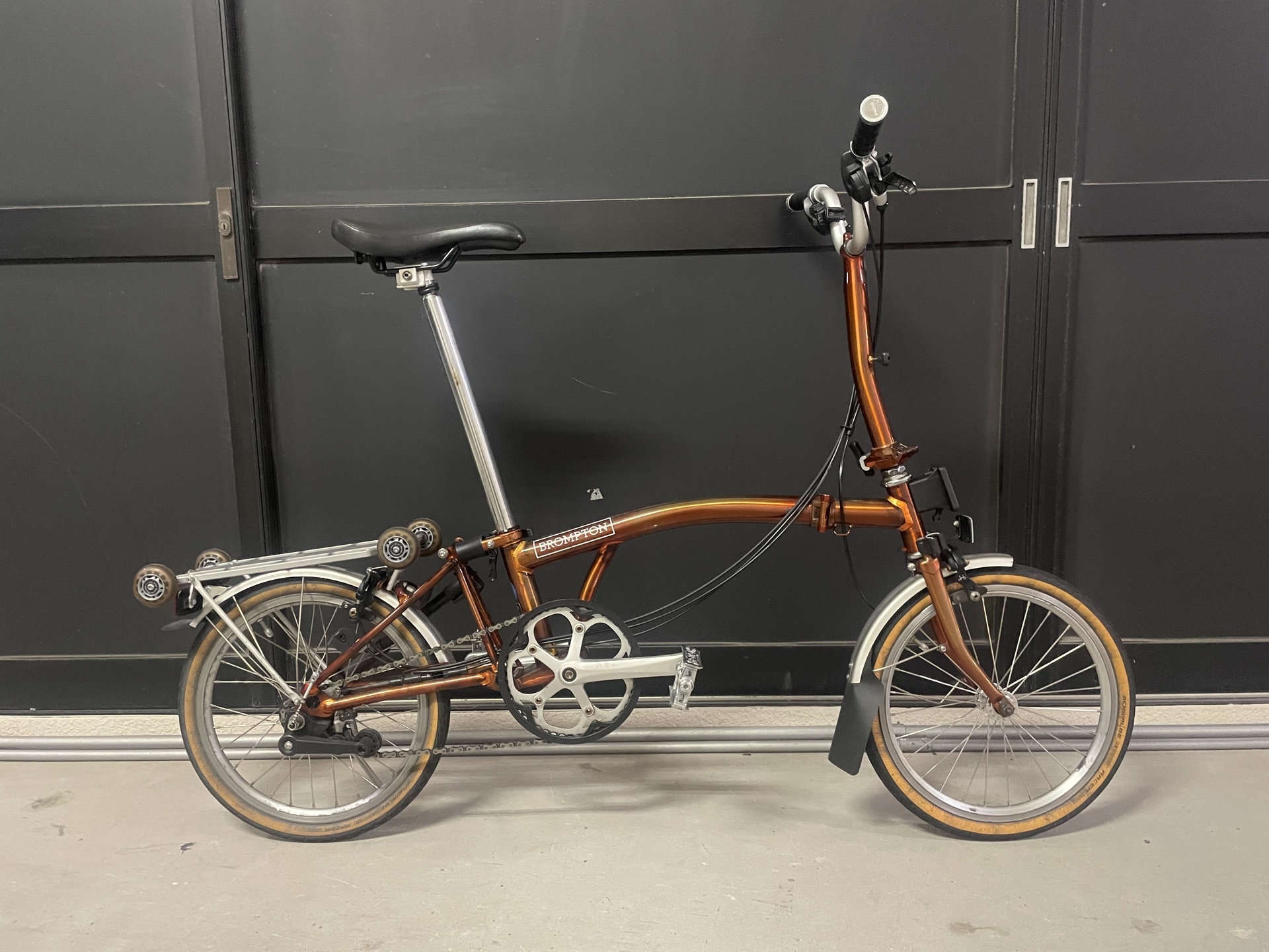 Brompton × カラーオーダー】空色の艶無し塗装カラーオーダーBrompton