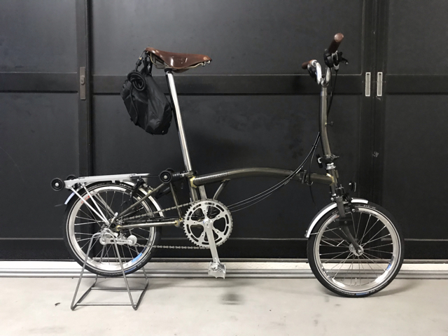 BROMPTON M6L(RAW) シルバーパーツカスタム: サイクルハウスしぶや