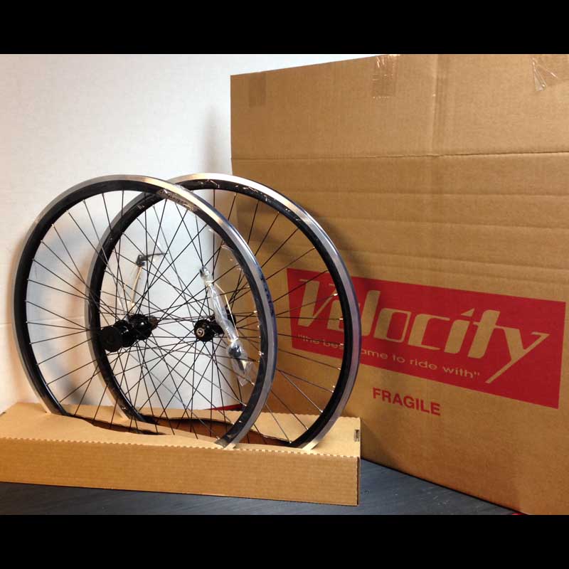 Velocity 700 Black Chukker Wheel Set Wheels | Cycle To-Go
