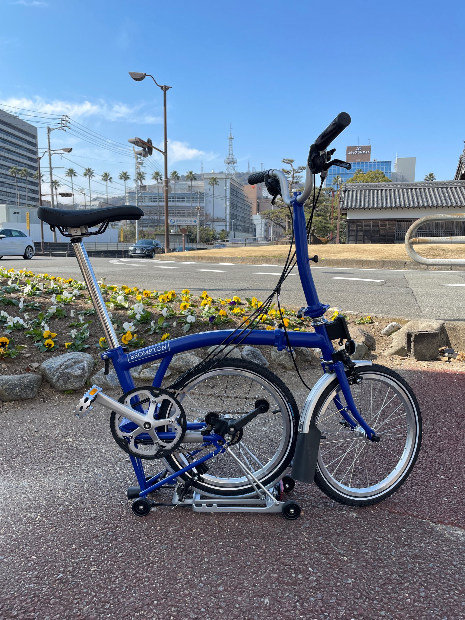 BROMPTON ブロンプトン S3L ブルー カスタム 購入時より室内保管のみ