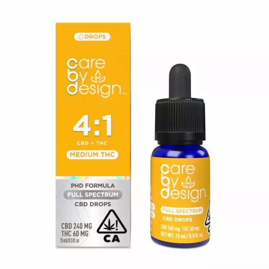 Care by Design - 4:1 CBD:THC Drops (15 ml) | HERB