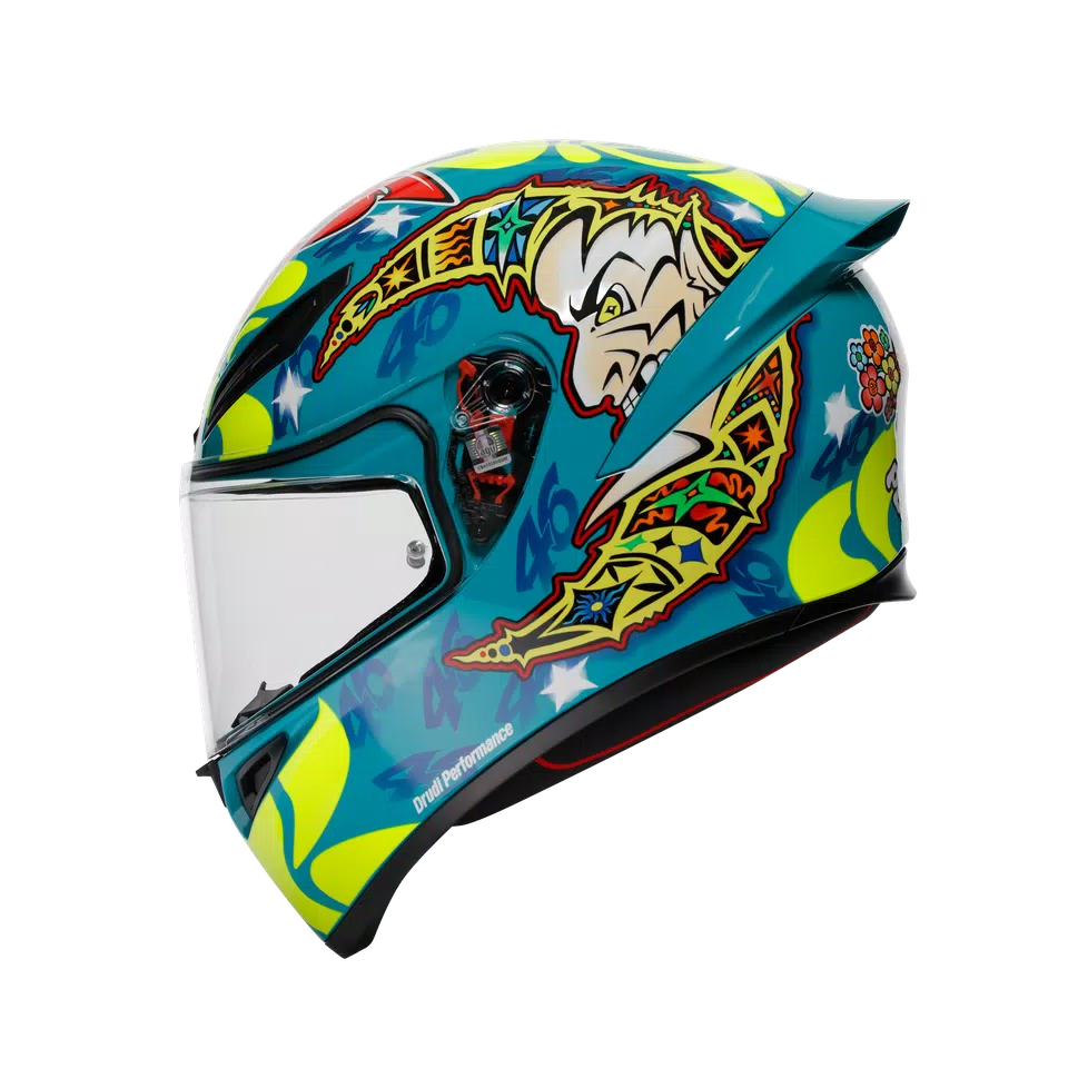 K1 S ROSSI MUGELLO 1999 - MOTORBIKE FULL FACE HELMET E2206