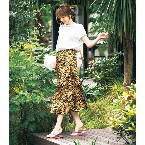 Vingt Neuf]Tシャツ&レオパードスカートセット | KOBUNSHA SELECT SHOP