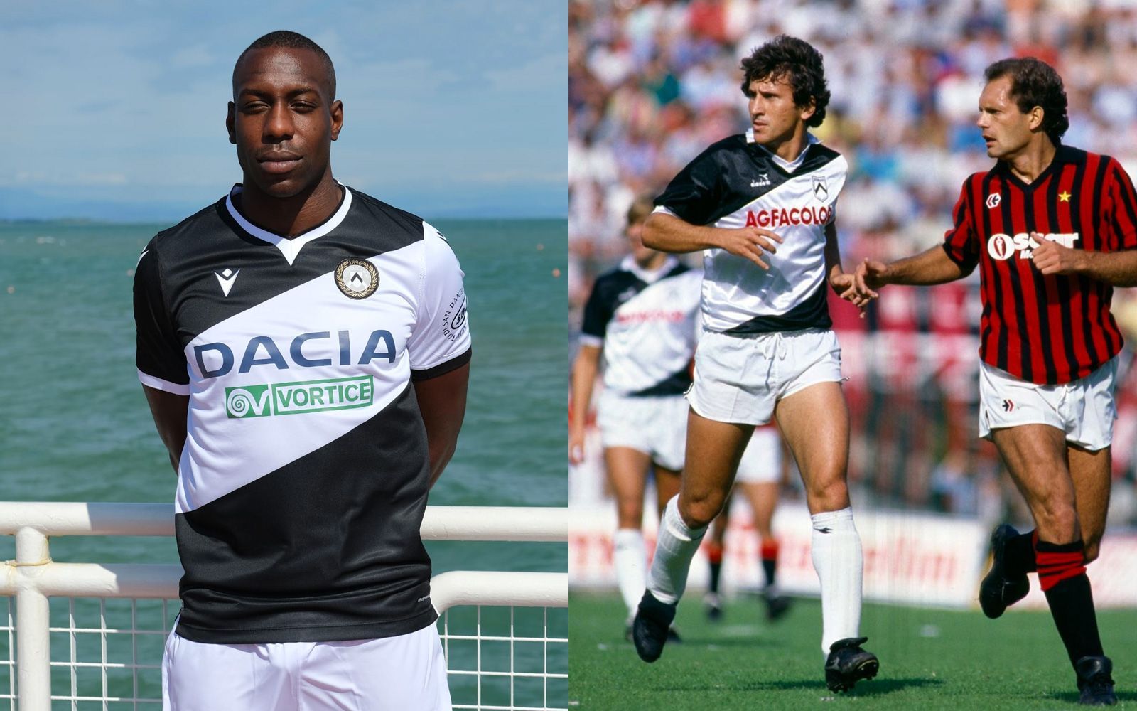 The new Udinese shirt inspired by the 1984-85 season - nss sports