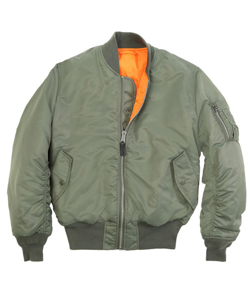 Alpha Industries MA-1 Flight Jacket - Sage Green — Dave's New York