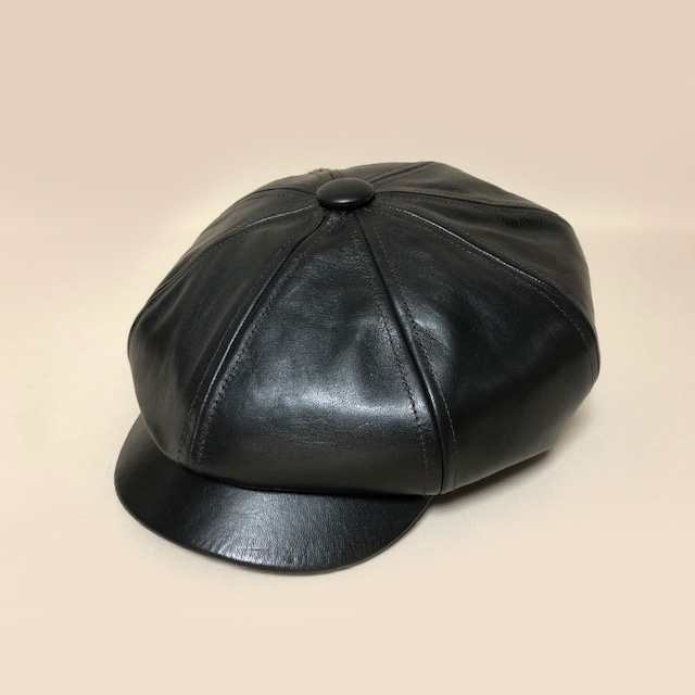 40's Style Leather Casquette LOT1436 HORSE HIDE | dapper's