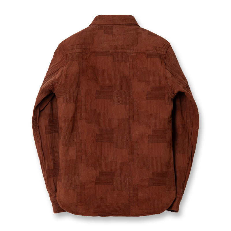 奄美泥染BOROジャガードシャツ【5717】 – STUDIO D'ARTISAN ONLINE STORE