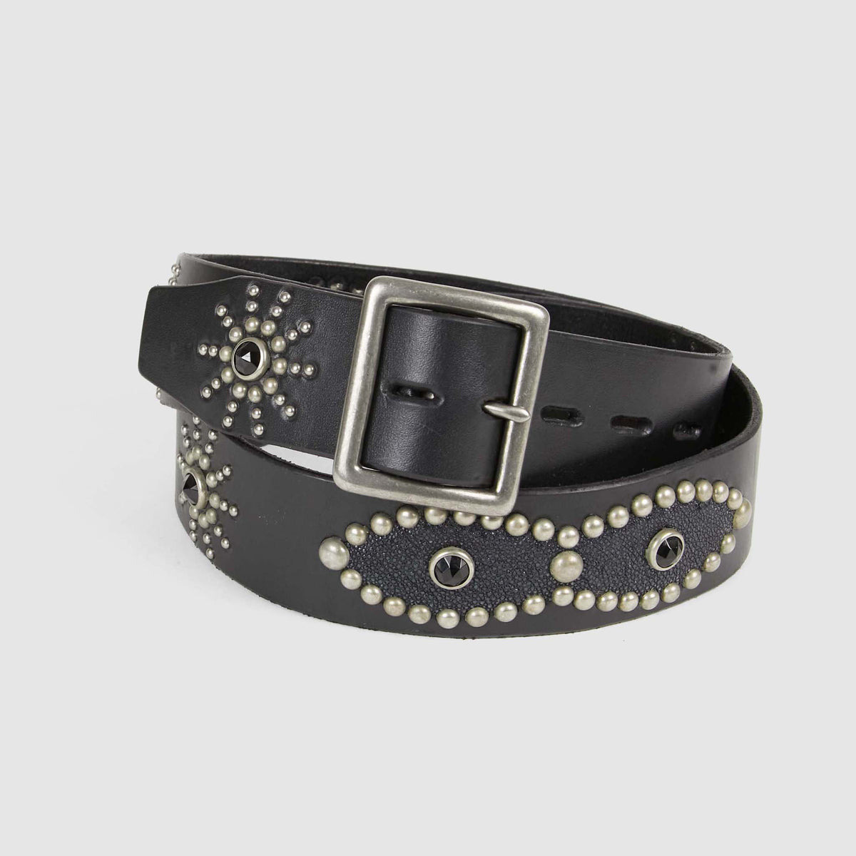 HTC Leather Belt with Studs and Decorations - DeeCee style