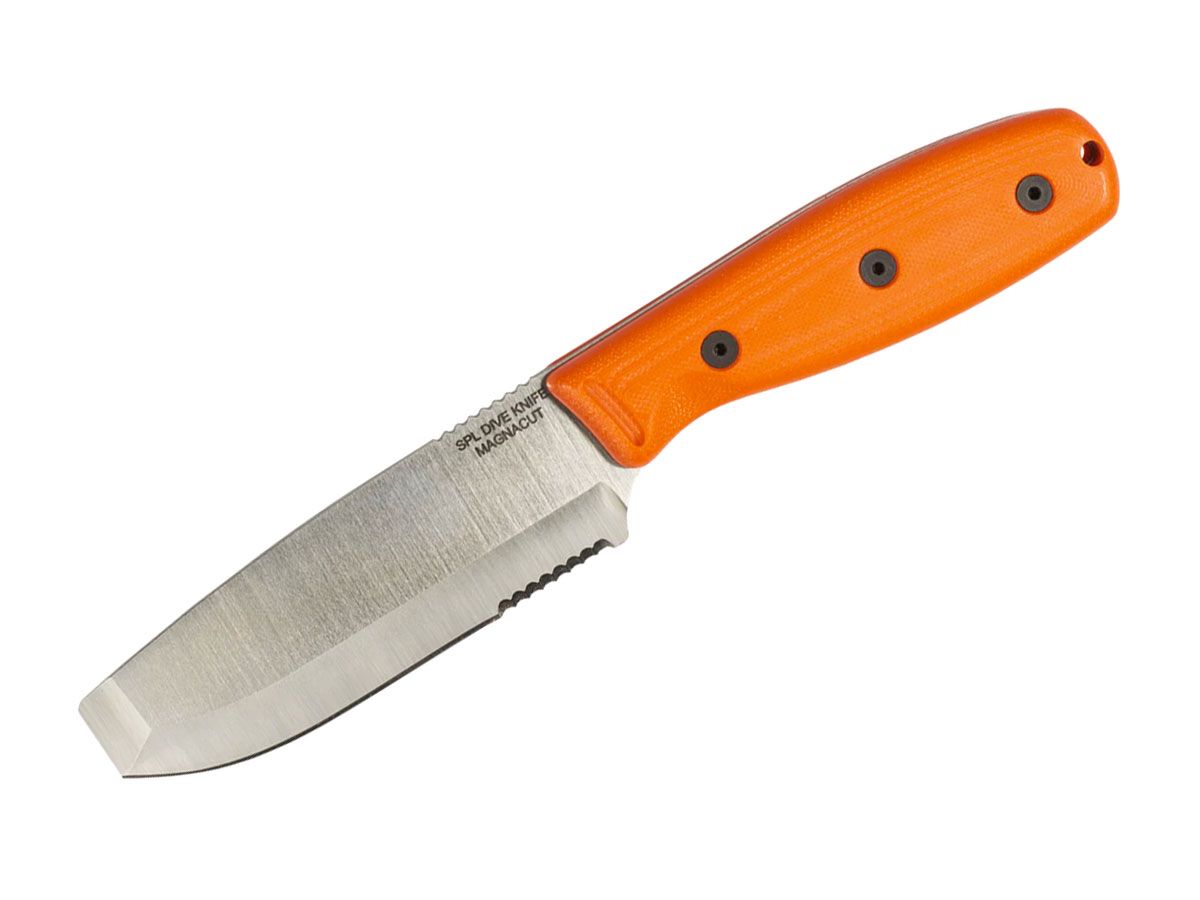 ONTARIO SPL Dive Knife 6140 Orange G-10 & Magnacut Stainless Fixed