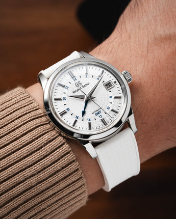 White Mosaic CTS Rubber Strap – Delugs