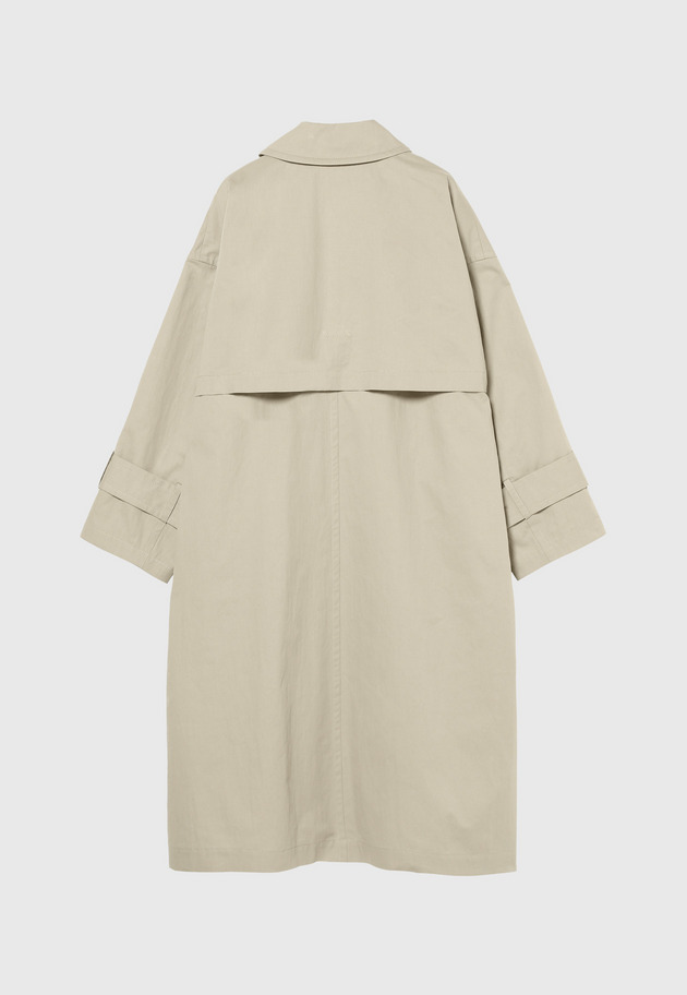 COTTON NYLON LONG COAT / コットンナイロンロングコート｜DÉPAREILLÉ