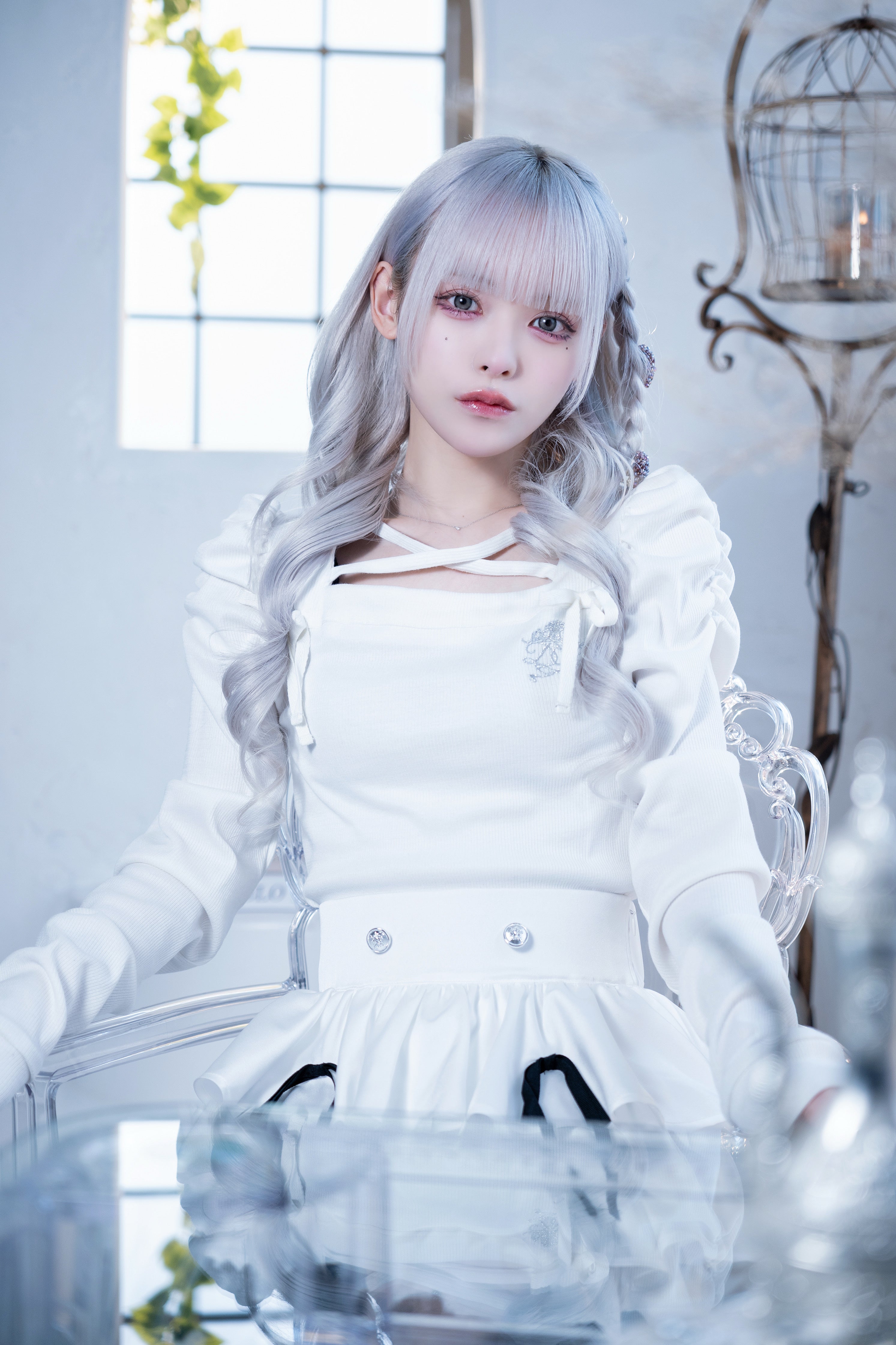 dependoll doll ruffle puff one piece 白