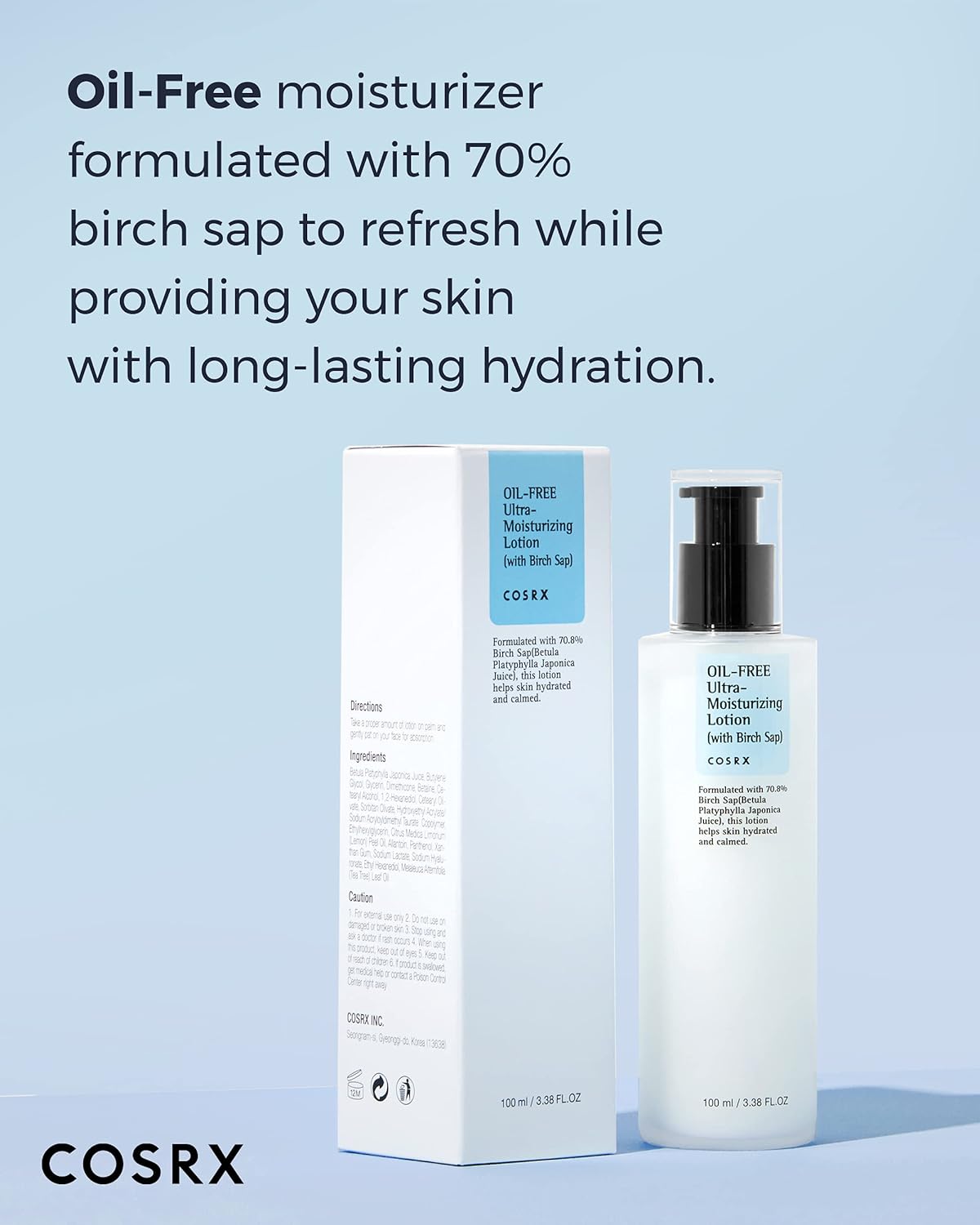 COSRX Oil Free Ultra Moisturizing Lotion Canada | #1 Korean