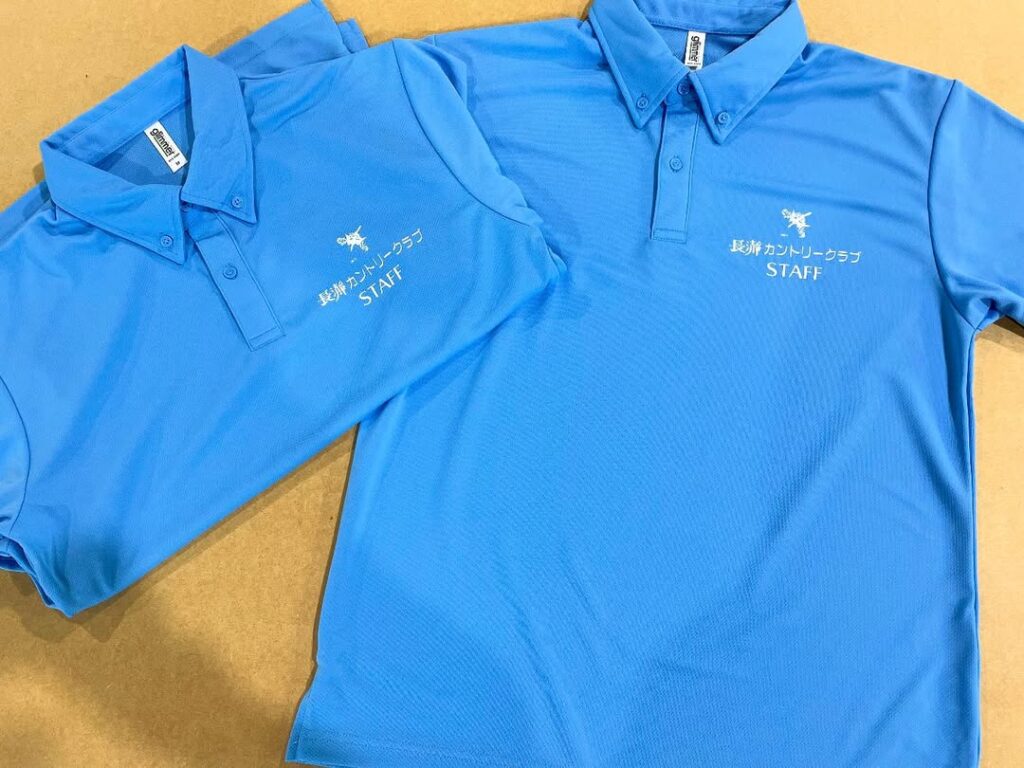 長瀞カントリークラブ様のスタッフ用ポロシャツ | オリジナルプリントD