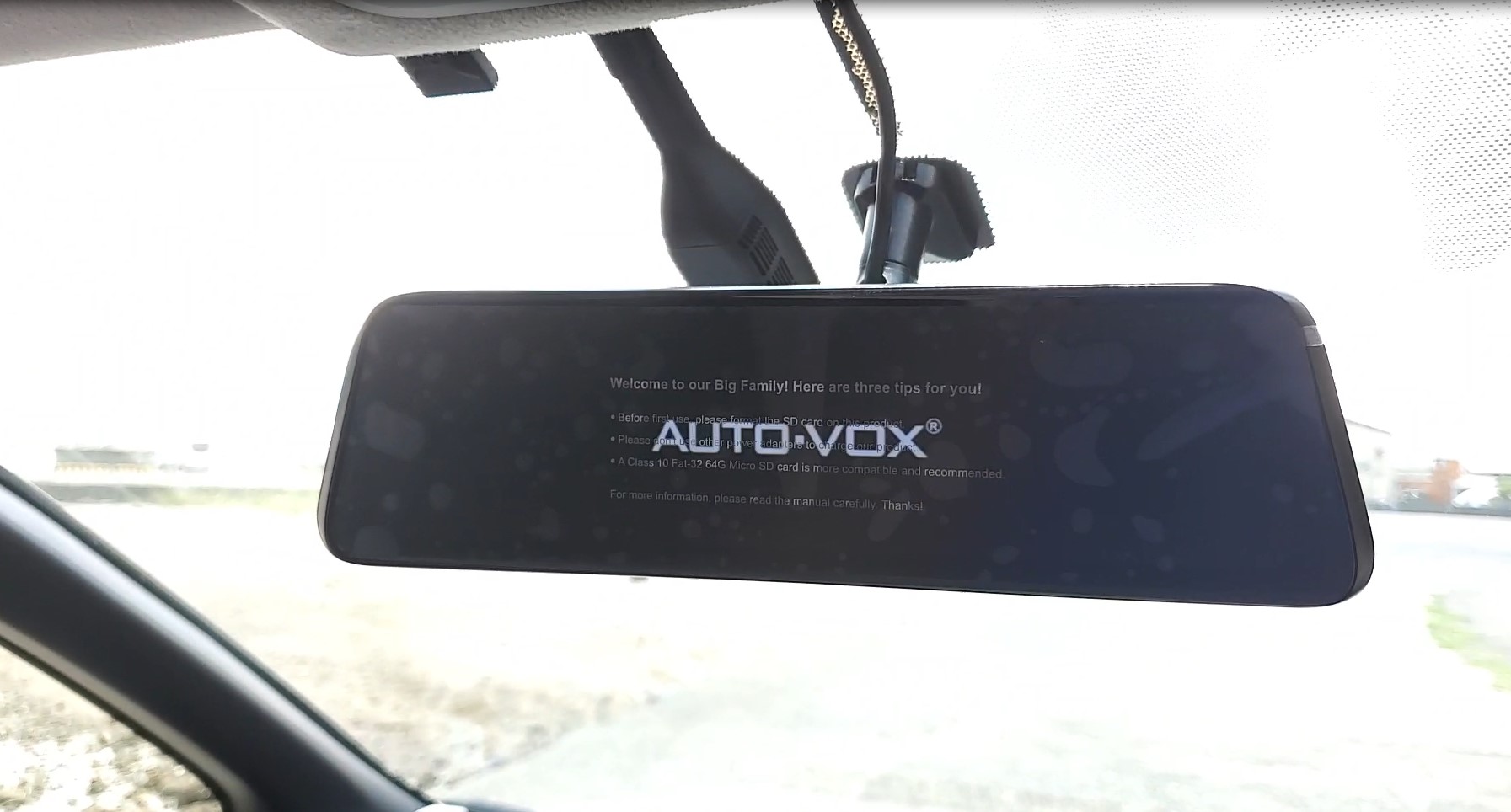 レビュー】AUTO-VOX V5PRO/T9 使ってみた！！ デジタルミラー 実録動画