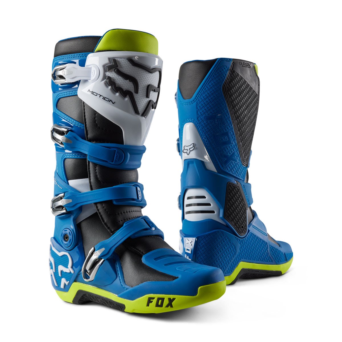 FOX RACING モーション ブーツ ブルー/イエロー| Dirtbikeplus (ダート