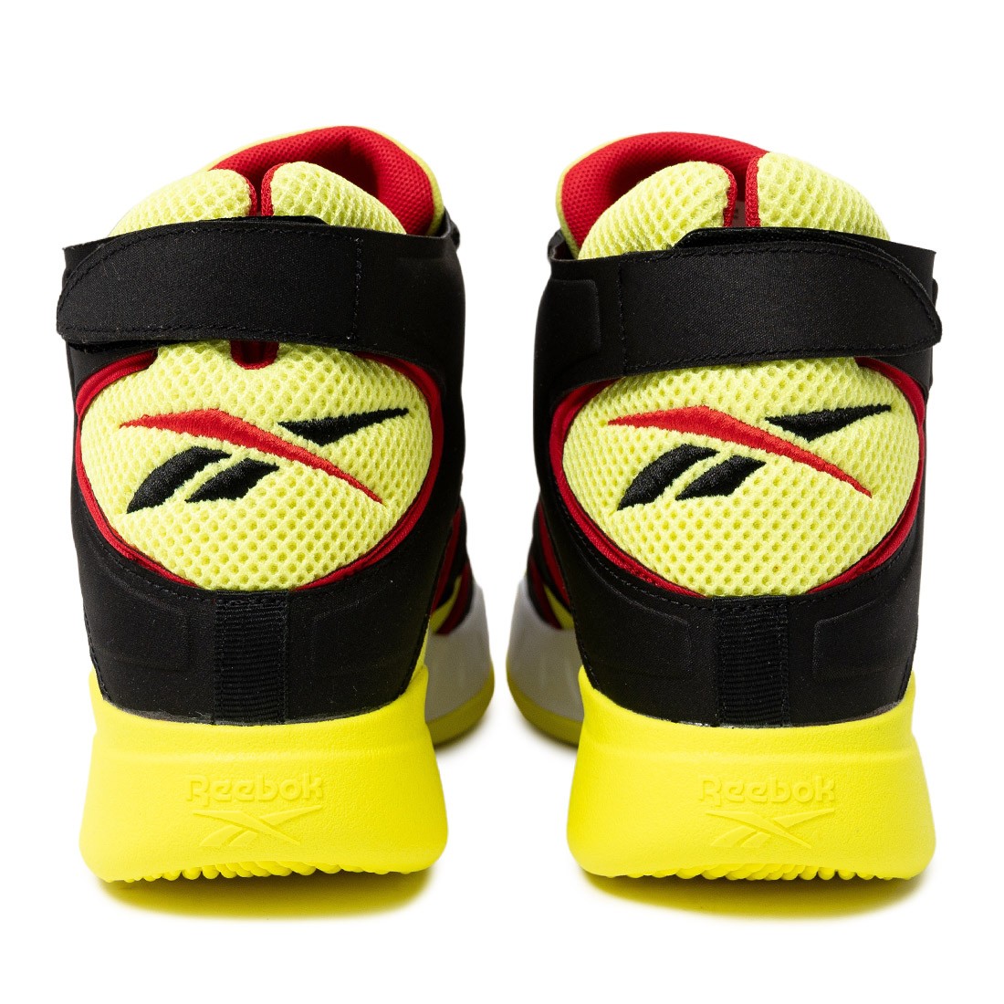 Reebok Men InstaPump Fury Zone yellow acid yellow black vector red