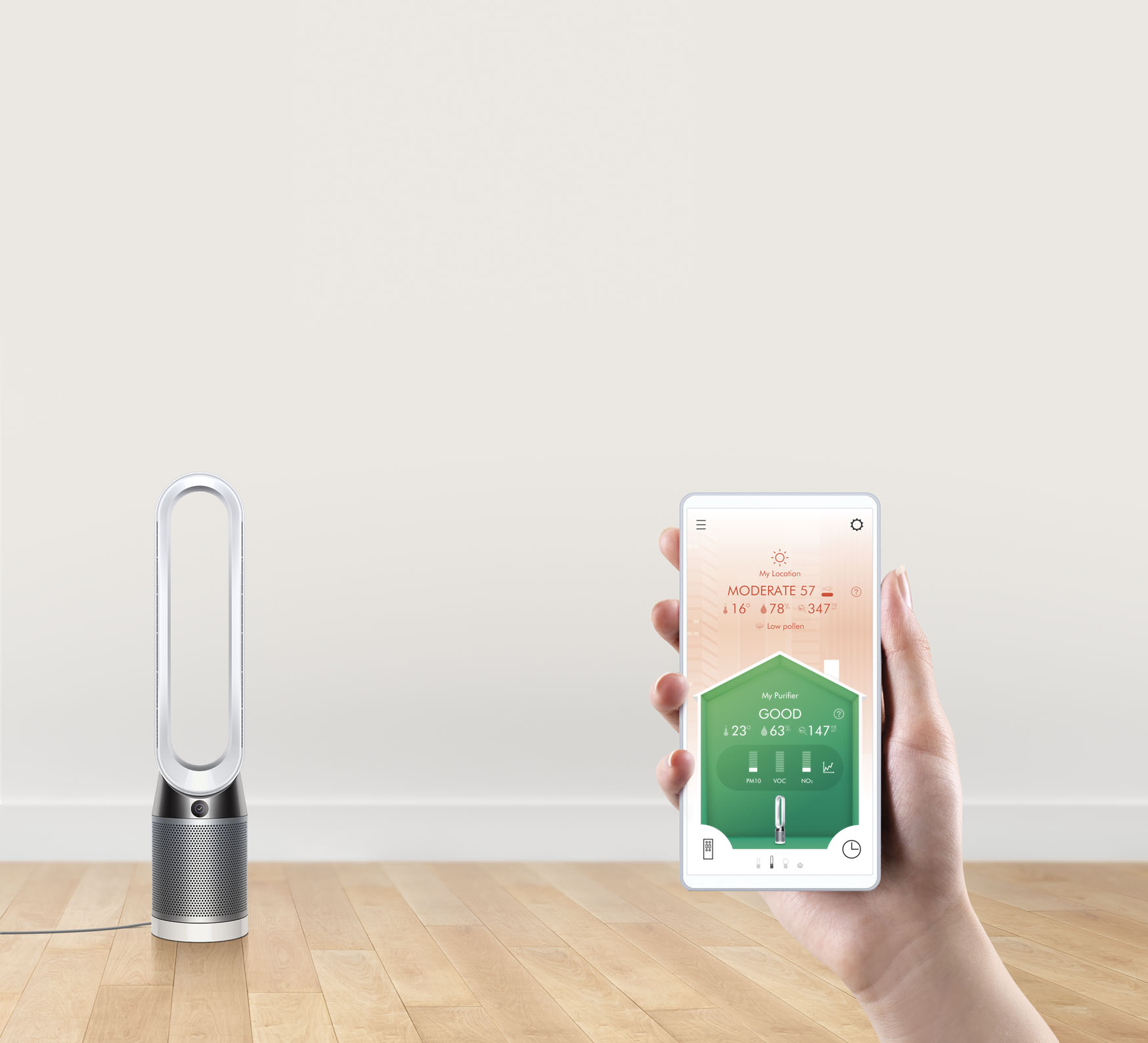 Dyson TP04 Pure Cool Purifying Connected Tower Fan | Certified