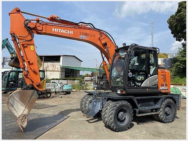 HITACHI ZX125W-6 (Excavators) at Osaka, Japan | Buy used Japanese