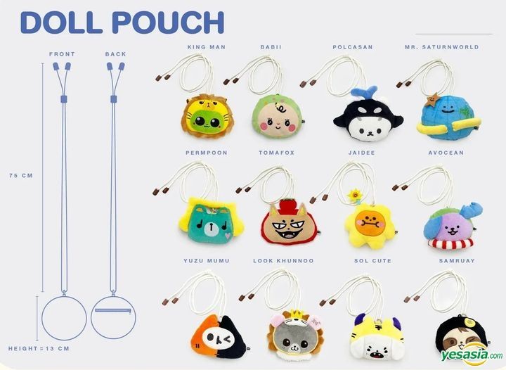 YESASIA: Joong & Dunk : Jaidee - Doll Pouch PHOTO/POSTER,Celebrity