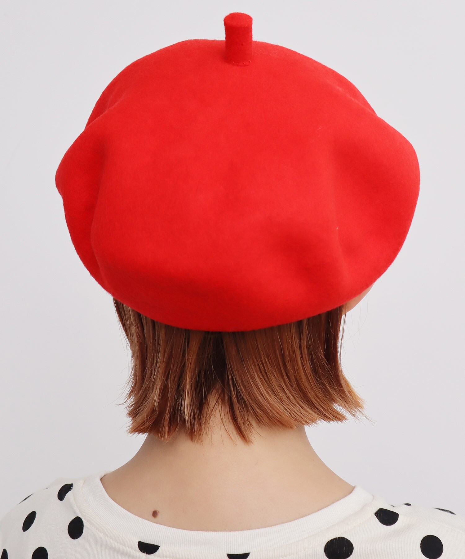 AMBIDEX Store 〇太ちょぼ WOOLベレー帽(F クロ): CHILD WOMAN