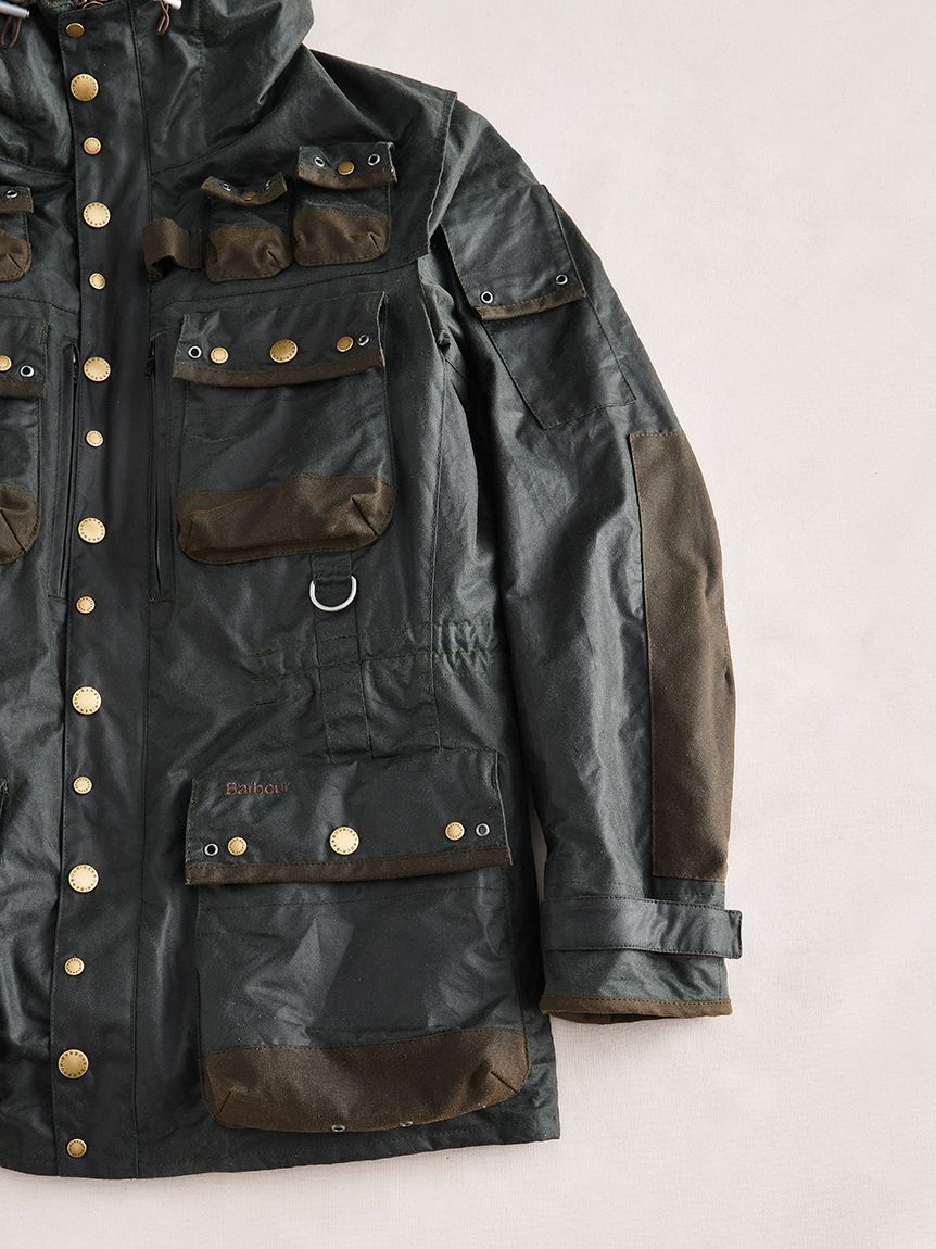 Barbour × TO KI TO》ミリタリー ワックス ジャケット｜ワックス